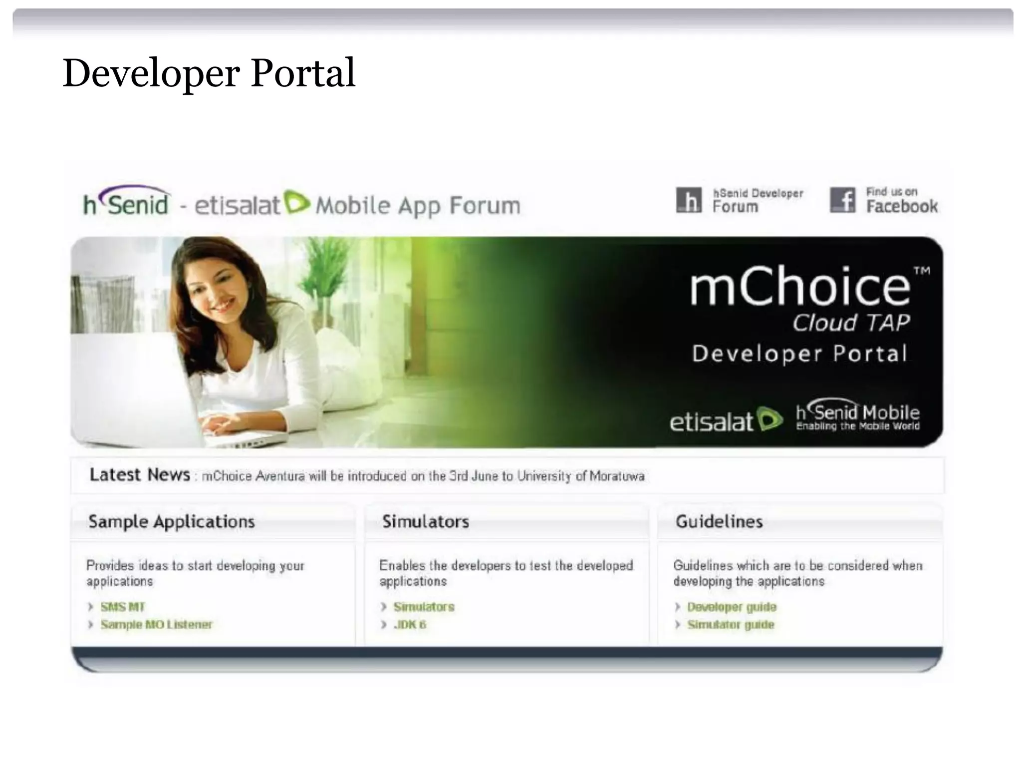 Developer Portal

 