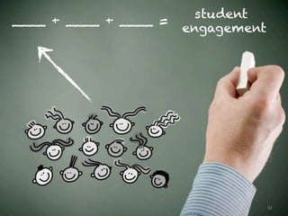 32
____ + ____ + ____ =
engagement
student
 