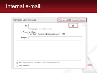 Internal e-mail