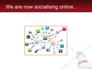 We are now socialising online..