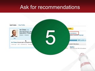 Ask for recommendations5