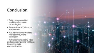 Introduction to Data Communications: Types of Computer Networks and ...