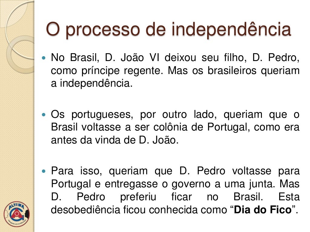 Quais Foram As Causas Que Levaram A Independência Do Brasil