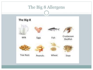 The Big 8 Allergens
 