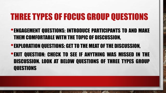 Indepth interview and focus group discussion | PPT
