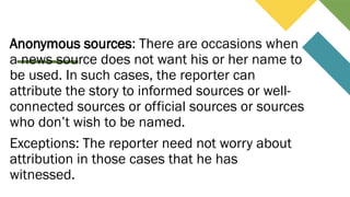 Journalistic Source. Example Journalistic Writing: In depth news.pptx