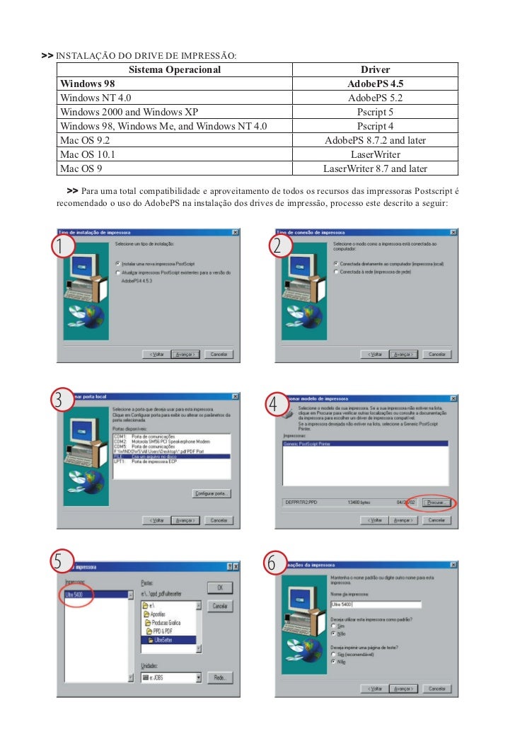 Hp postscript driver