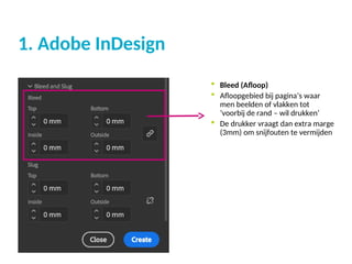 functions on adobe indesign - Arteveldehogeschool | PPT