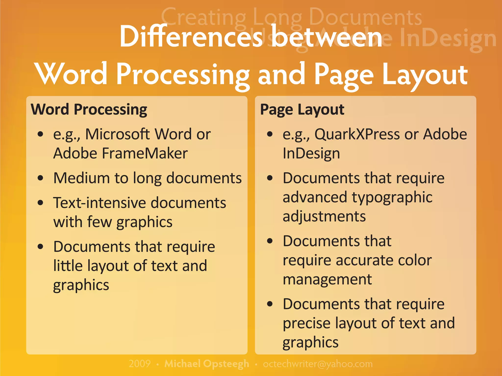 Creating Long Documents Using Adobe InDesign | PDF