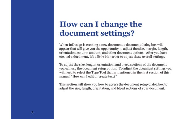 Simple InDesign Manual | PPT