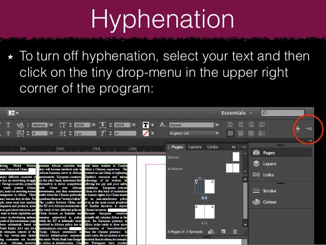 how to turn off hyphenation in indesign cc 2017 how to turn off hyphenation in indesign cc 2017