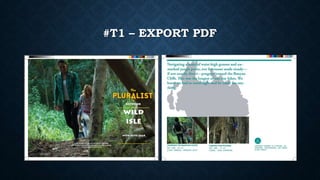 #T1 – EXPORT PDF
 