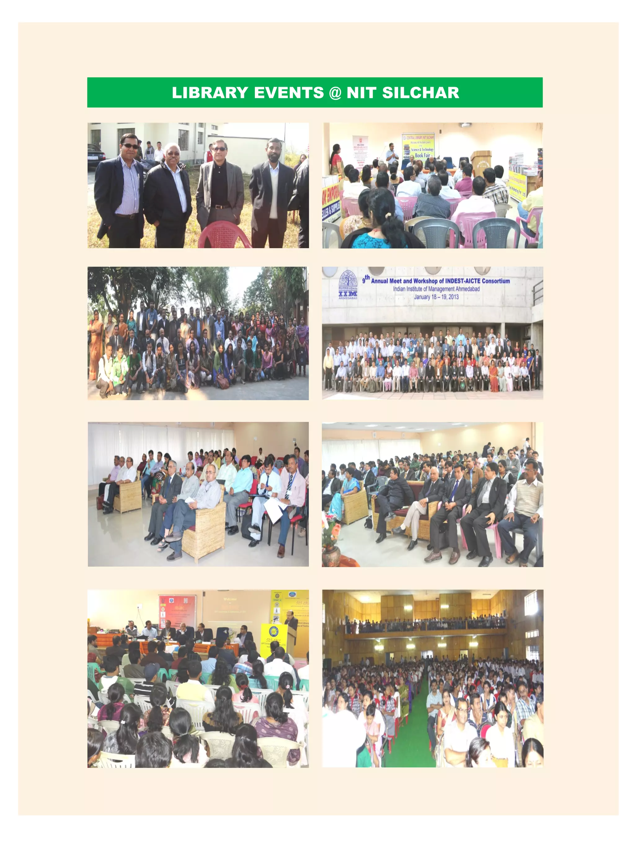 LIBRARY EVENTS @ NIT SILCHAR
 