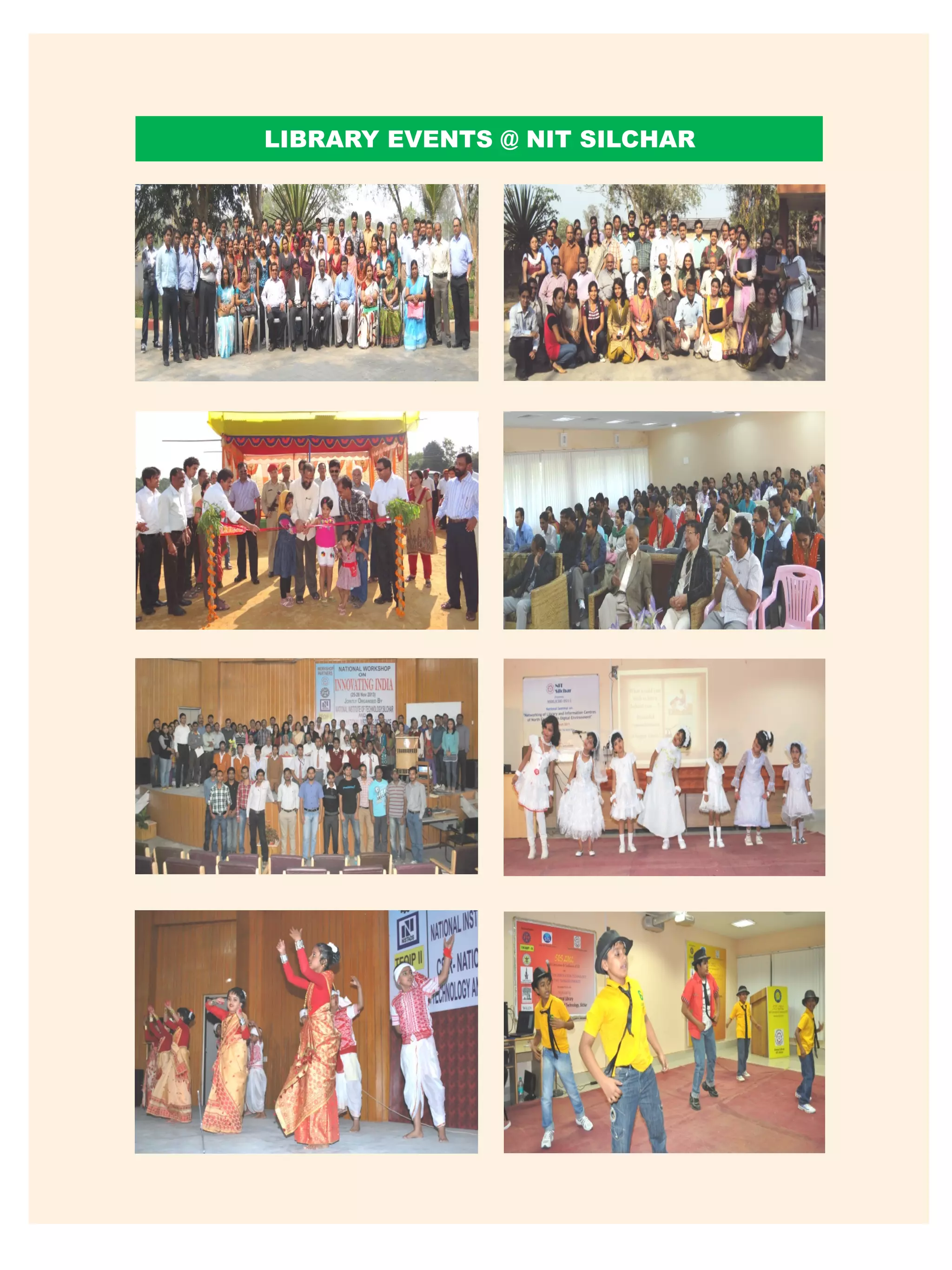 LIBRARY EVENTS @ NIT SILCHAR
 