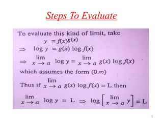 Steps To Evaluate
21
 