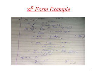 ∞⁰ Form Example
27
 