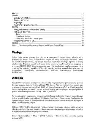 WTYCZKA ODF DLA PAKIETU BIUROWEGO MICROSOFT OFFICE 2007 visual data 4