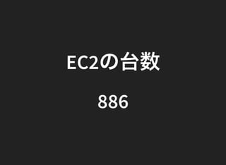 EC2の台数
886
 