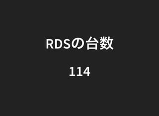 RDSの台数
114
 