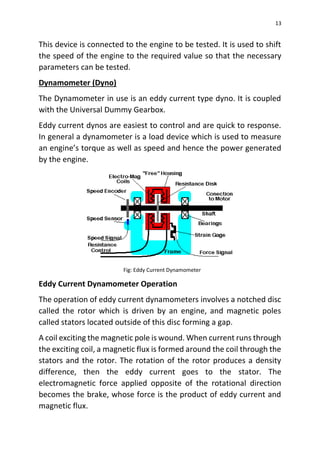 Study of Engine Testing Lab and Engine Testing of TATA 697 series ...