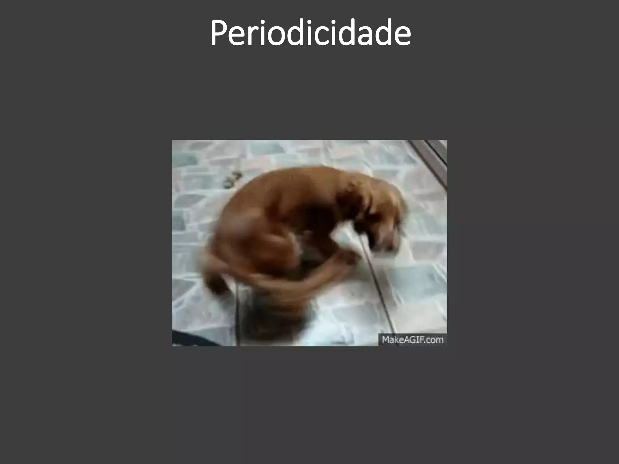 Periodicidade
 