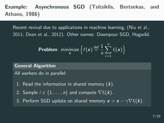 Asynchronous Stochastic Optimization, New Analysis and Algorithms | PDF