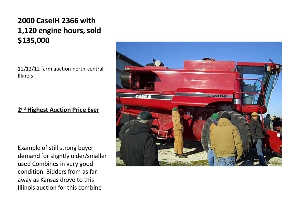 Machinery Pete Used Farm Equipment Value Index 4th Quarter 2012