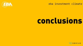 EBA Investment Attractiveness Index - Ukraine - first quarter 2015 