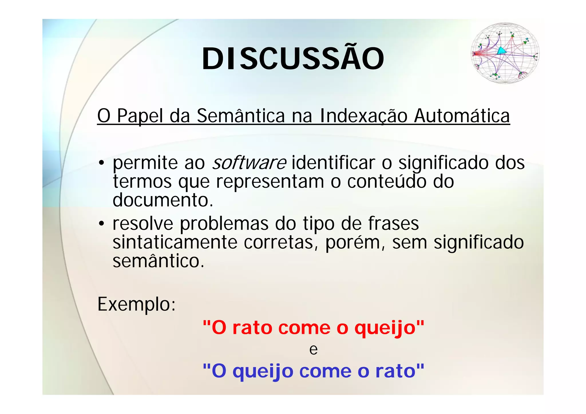 Indexação Automática e Semântica: estudo da análise do conteúdo de teses e dissertações