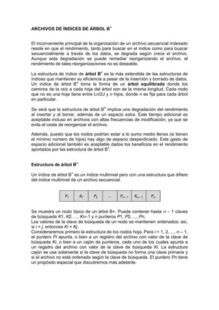 Indexacion asociacion