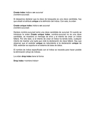 Indexacion Y Asociacion