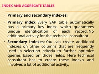 INDEX AND AGGREGATE TABLES AND NON DISRUPTIVENESS.pptx