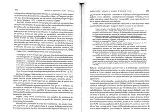 208
ção, inclusive a de Pejtersen, concentram-se no quê trata o livro e pouca atenção
dedicam a como a história é contada. Ele menciona alguns elementos, como o
estilo, a narrativa, o modo discursivo e a composição, como alguns dos elemen~
tos do aspecto relativo ao como da ficção.
Nielsen oferece maiores informações sobre quais os tipos de coisas a serem
consideraClos na indexação do aspecto relativo ao como de um romance:
-Gênero, subgênero, tipo literário. (Qual o tipo de literatura?)
-Estrutura narrativa, enredo. (Por exemplo, trata-se de lima estrutura simples ou
complexa? Uma estrutura linear, cronológica, ou uma alternância entre tempos diferentes?
Ou a estrutura é formada por variações de fragmentos, colagem, não cronológica mas
tematicamente orgalizada? A narrativa é estruturada como um quebra-cabeça?)
-A maneira de contar do(s) narrador(es). (Por exemplo, como a narrativa é apresen~
tada? Quantos mmudores? O narrador fala na primeira ou na terceira pessoa? Narrador
distanciado ou comprometido? 'Mostra' ou 'conta'?)
~Pontos de vista. (Por exemplo, a história é contada a partir de um ponto de vista
específico? Ou há uma alternância entre diferentes pontos de vista?
~Estilo, maneira de contar, estl'lftllra do discurso. (Por exemplo, estilo específico:
impressionista, surrealista, etc. Mais genérico: maneira didática, cômica, irônica de
calHar; discurso que lisa a linguagem corrente, ou que lisa trocadilhos, estrutura ilógica do
discurso, ou alternação entre os discursos mais diferentes; intertextualidade.)
-Função do ambiente. (A funçào é documentária? E a convencional para esse tipo
especítlco de romance? Oll o ambiente é empregado de fanua simbólica ou alegórica?)
·Padrões de metáforas, mo1i~'os determinantes, simbolismo. (O simbolismo é dis·
ereto ou dominante? Quais os tipos de símbolos utilizados? Qual o tipo de motivo deter-
minante que pode ser encontrado? Quais os símbolos, motivos, alegorias ali encontrados?
Por exemplo, o motivo do duplo de alguém, o motivo de Don Juan, o mito do Paraíso) (p.
174-175).
Embora a indexação desses aspectos revista~se de utilidade para os estudiosos
da literatura, é improvável que venha a ter muito interesse para os leitores típicos
de obras de ficção. Ademais, esse tipo de indexação exigiria uma análise textual
minuciosa que somente um especialista em literatura poderia proporcionar. Isso
seria inutilmente dispendioso em qualquer aplicação que tivesse uma dimensão
significativa.
Trabalhos sobre indexação e resumos de obras de ficção são também objeto
de uma sél'ie de artigos de Saarti (1999, 2000a,b, 2002). Um estudo sobre coe-
rência de indexação foi realizado em cinco bibliotecas públicas finlandesas.
Cinco romances iguais foram indexados por três bibliotecários e três usuários de
cada biblioteca. Os termos foram extraídos de um tesauro finlandês para inde~
xação de ficção e os indexadores foram solicitados a redigir resumos dos roman-
ces antes de indexá-los, Obviamente, a coerência foi baixa e houve variações
. muito grandes de um indexador para outro quanto ao número de termos atribuí-
dos, Os indexadores bibliotecários atribuframl11enos te'rmos do que os usuários
e foram mais coerentes entre si. No entanto, o valor de sua coerência foi de ape-
nas 19,9% em comparação com 12,4% dos usuários. Os romances mais 'com-
plexos' (por exemplo, os de Dostoievski) foram indexados com mais termos do
que os menos complexos (por exemplo, de Simenon). Os resumos variaram de
INDEXAÇÃO E RESUMOS: TEORIA E PRÁTICA
bibliográficos feitos por algumas das bibliotecas p31ticipantes, e muitas propos-
tas de c~beçan~osde assuntos foram submetidas à Libr31Y ofCongress, que apro-
vou mais de mil dessas propostas, em Slla-maioria cabeçalhos para personagens
de ficção (Westberg, 1997). O projeto foi concluido em 1999.
Em 1997, a British National Bibliography passou a incluir entradas de obras
de ficção com cabeçalhos de assuntos tópicos, bem como cabeçalhos de gênero e
forn!a baseados nas diretrizes da ALA (MacEwan, 1997).
. E provável que as obras de ficção apresentem dificuldades maiores para o
mdexador do que outros tipos de publicações. A coerência provavelmente será
até menor, a menos que seja adotado um vocabulário controlado de termos
genéricos, bem pequeno, principalmente se o indexador tiver de expressar o
'ponto de vista' do autor. A indexação da literatura de ficção (por exemplo)
parece lIlerentemente mais subjetiva do que a indexação de periódicos ou livros
especializados que tratam de ficção. Outro problema é que não é absolutamente
fá~il, para os objetivos da indexação, fazer a leitura por alto de obras de ficção, e
o Indexador não conta com o auxf1io dos titulos e entretftulos temáticos, que
quase certamente encontra em muitos outros tipos de publicações (Jonak, 1978).
Olderr (1991) identifica os problemas com bastante clareza:
A catalogação de obras de ficçào exige imaginação. Uma obra de não-ficção, mesmo
. que n~o traga dados de Catalogação na Publicação (ClP) no verso da folha de rosto,
pOSSUI um sumário, um índice, títulos temáticos dos capítulos e outras caracteristicas
que ajudarão o catalogador. Até o título normalmente reflete com precisão o conteú-
do. Se o livro for sobre a inveja, assim haverá de declarar; se for sobre ciúme, também
o dirá. Uma obra de ficção, por outro lado, pode tratar da invejaoll do ciúme ejamais
empregar no texto uma dessas palavras. E depois que o catalogador houver idel1tin~
cado o tema, ainda haverá o problema de lembrar qual é a difernça entre inveja e
ciúme. Isso, para começar, nãoé algo que seja do pleno conhecimento de todos... (p. xiv).
DeZelar-Tiedman (1996) estudou a factibilidade de empregar informações
fornecidas pela editora (por exemplo, as constantes da sobrecapa ou da capa)
como fonte de termos representativos de personagens, ambiente, gênero e
tópico. Em geral, ela considerou que isso era satisfatório pam a maioria dos
itens, poréúla.alnÜstraem que sebaseoll era muito pequena.
Down (1995) examina alguns dos problemas Com que ela se defi'ontou na
atribuição de cabeçalhos de assuntos a obras de ficção. Sua experiência sugere
ser improvável que o exame superficial de um romance ou a confiança nas
informações fornecidas pela editora possam esclarecer quais sejam realmente os
temas que a obra ilustra.
Beghtol (1994) oferece o levantamento mais completo dos problemas da
indexação de obras de ficção, inclusive a questão da 'atinência além de apre-
sentar seu próprio método.
N ielsen (1997), recorrendo ao campo da crítica literária e dos estudos literá-
rios, argumenta que a indexação e redação de resumos de ficção constitui lima
forma de interpretação literária, Afirma que as abordagens da indexação de fic~
DA INDEXAÇÃO E REDAÇÃO DE RESUMOS DE OBRAS DE FICÇÃO 209
 