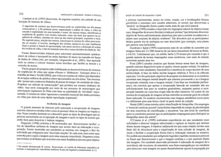230
e pessoas representadas, partes do corpo, roupas, cor e localização) fossem
previsíveis e coerentes com estudos anteriores, os termos que descreviam a
'história' na fotografia foram usados muito mais do que seria natural.
Heldorn (1999) estudou a descrição em linguagem natural de objetos (neste
caso, fotografias de árvores floridas) criada por pessoas IIque tentavam descrever
objetos de forma suficientemente minuciosa para que o ouvinte reconhecesse o
objeto num conjunto de objetos similares". Ele descobriu que os participantes
faziam grande uso de analogias-em suas descrições (por exemplo, uma planta
que parecia uma borboleta).
Goodrum e Spink (1999) examinaram mais de um milhão de consultas por
imagens feitas por 211 000 usuários de um único mecanismo de busca na Rede,
o EXCITE. Constataram que, em média, havia 3,74 termos por consulta e que a
grande maioria de termos elnpregados eram exclusivos, com mais da metade
ocorrendo apenas uma vez.
Frost (2001) estudou usuários que faziam buscas numa base de imagens,
quando estavam disponfveis tanto as opções visuais quanto verbais. Os sujeitos
da pesquisa eram estudantes, funcionários e membros do corpo docente de uma
universidade. A base de dados incluia imagens relativas à Terra e às ciências
espaciais. Um dos principais objetivos da pesquisa era determinar se os usuários
possuíam uma imagem mental daquilo que estavam procurando e se a imagem
recuperada coincidia com a imagem mental. Com base em resultados prelimi-
nares, ela concluiu que apenas a recuperação baseada em conteúdo não era
suficientemente boa para os usuários generalistas, enquanto apenas a recu-
peração baseada em conceitos exigia mão-de-obra intensiva. Os custos de um
sistema de recupei'ação de imagens seriam reduzidos se somente parte da coleção
fosse indexada. Os usuários encontrariam uma imagem satisfatória nessa palie
e a utilizariam para uma busca visual na parte maior da coleção.
Burke (200 I) relata estudos sobre classificação de fotografias. Ela empregou
a 'teoria do construto pessoal' (uma técnica importada do campo da psicoterapia)
em seus exercícios de classificação, e encontrou "um alto nível de coerência
entre os construtas pessoais "que os participantes empregaram para distinguir as
fotografias umas das outras".
O'COlUlor et aI. (1999) realizaram experiências em que estudantes eram
solicitados a observar imagens selecionadas e registrar as reações que sentiam
diante dessas imagens. A hipótese subjacente era que essas reações seriam uma
fonte útil de descritores para a organização de uma coleção de imagens, de
modo a facilitar a recuperação futura (isto é, indexação centrada no usuário).
Foi pedido aos estudantes que redigissem legendas e também anotassem palavras
ou frases que descrevessem o que a imagem continha e o que sentiram diante
das imagens. Um resultado observado peliinente à indexação de imagens foi a
oCOlTência, não inCOIl1tlln) de antonímia: uma frase empregada por um estudante
para descrever lima imagem era quase diametralmente oposta à empregada por
INDEXAÇÃO E RESUMOS: TEORIA E PRÁTICA
Lienhart et aI. (1997) descrevem, da seguinte maneira. seu método de ela-
boração de resumos de vídeos:
o algori~mo de resumo~ qu~ desenvolvemos pode ser subdividido em três passos
consecutivos [...] No primeiro" passo, segmentação e análise do vídeo, o vídeo de
ent~a~a ~ segmentado em Suas tomadas e cenas. Ao mesmo tempo, identificam.se
se~üe~clas de q.uadros com eventos especiais, como um texto que aparece na se-
qUencm de créditos, tomadas em c!ose-llp dos atores principais, explosões e tiros.
No segundo passo, seleção dos trechos, selecionam-se trechos do vídeo para indu-
S_ào .no resumo. O terceiro, montagem dos trechos, monta~os em suas seqüências
hnals e produz o leiaute de apresentação; este passo envolve a definição da ordem
dos trechos do vídeo, o tipo de transição entre eles e outras decisões de edição (p. 56).
Foram desenvolvidos sistemas para selecionar automaticamente quadros-
chave de vídeos e incorporá-los numa interface de busca ou consulta em bases
de dados de videos (ver, por exemplo, Glrgensohn et aI., 2001). Isso equivale
maiS ou menos a colocar resumos numa interface que facilite as buscas e a
consulta de textos.
. Vários grupos de pesquisa estão trabalhando no desenvolvimento de resumos
de seqüências de vídeo que sejam eficazes e 'dinâmicos'. Exemplo disso é o
trabaUlO de Nam e Tewfik (2002), que critica os resumos de vldeos que dependem
de arranjos estáticos de quadros~chave apresentados em tela única. Tais reSllmos
não 'preservam a natureza dinâmica do passar do tempo' do conteúdo do vídeo.
Propõem um método de sumarização* que produza um resumo dinâmico do
víde~. Iss? seria conseguido por meio de um processo de amostragem que
seleclOnana segmentos do filme com base na quantidade de 'atividade' repre-
sentada. O resumo do vídeo lapresenta o conteúdo essencial dos dados presentes
no vídeo por meio de uma rápida reprodução seqüencial'.
Atributos da imagem
O grande aumento do interesse pela indexação e recuperação de imao-ens
susci~ou inúmeros estudos sobre como as pessoas vêem as imagens ou reag:m a
elas. Esses estudos destinam-se a descobrir quais os tipos de abordaoemque as; . . . .. .. . o .....
pessoas necessItarão na recuperação de imagens e quais os tipos de termos que
serão úteis para descrever e indexar imagens.
Jorgensen (1998) solicitou a 48 mestrandos que 'descrevessem tarefas', a
fim de identificar atributos de imagens que seriam úteis na indexação e recu-
peração. Foram mostradas aos estudantes as mesmas seis imao-ens e lhes foi
solicitado que redigissem uma 'descrição simples' de cada uma, bem como uma
consulta para a qual a imagem seria uma I'esposta coincidente. Jorgensen relata
que embora os atributos que ocorriam com mais freqüência (termos para objetos
* No sentido dicionarizado de reslIIlli/: SUlJlarizaçào, no sentido de elaboração automática de
resumos, é empregada por especialistas lusótonos da área da lingOlstica complltacional. (I.T.)
BASES DE DADOS DE lMAGENS E SONS 231
 