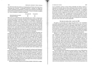 26714. BUSCAS EM TEXTOS
Revisão de estudos afins: fi partir de 1980
Em geral, as comparações entre buscas em texto livre e com vocabulário
controlado realizadas nas décadas de 1960 e 1970 mostravam que o texto livre
funcionava tão bem quanto os termos controlados, senão melhor. Tais estudos,
porém, foram realizados em arquivos muito pequenos, e às vezes insignificante-
mente pequenos. Em sua maioria, tratavaRse de estudos experimentais, ao invés
de envolver serviços de informação reais funcionando em condições de trabalho
concretas. A partir de 1980 alguns estudos foram realizados com bases de dados
de maior porte e/ou envolvendo serviços verdadeiramente operacionais.
Markey et aI. (1980) empreenderam uma análise de enunciados de busca
com vocabulário controlado e texto livre em buscas em linha na base de dados
ERIC. Também realizaram 'testes de buscas em linha', comparando vocabulário
livre e controlado, mas usando somente seis assuntos. Concluíram que o texto
livre resultou em revocação mais alta e os termos controlados resultaram em
mais alta precisão. Igual a muitos outros estudos, o relato do teste é lamentavel-
mente inadequado. Não há informações sobre como foram feitas as avaliações
de relevância nem sobre como as buscas foram realizadas, de modo que o leitor
não sabe se foi feito algum esforço para 'controlar' as estratégias de busca, a
flm de evitar o favorecimento de uma das modalidades de busca. Os escores
insolitamente elevados (93% de revocação e 71 % de precisão para texto livre, e
76% de revocação e 95% de precisão para termos controlados) lançam dúvida
sobre a validade desse estudo.
Diversos estudos foram realizados no campo do direito. Coco (1984) utilizou
uma base de dados sobre casos em tribunais itinerantes (1960-1969) e 50
'problemas de pesquisa' verdadeiros extraidos de um estudo de 1977 do Federal
Judicial Center, a fim de comparar a recuperação nos sistemas WESTLAW e LEXIS.
O LEXIS inclui somente o texto dos pareceres vinculados a esses casos, enquanto
o WESTLAW acrescenta 'componentes editoriais' ao texto dos pareceres, inclusive
várias formas de sinopses. O objetivo declarado desse estudo era comparar os
resultados de buscas baseadas somente no texto com os alcançados com o texto
mais acréscimos editoriais. Como as buscas no WESTLAW foram executadas com
rou os resultados quando as buscas foram realizadas nos títulos, resumos e
cabeçalhos de assuntos, além de várias combinações destes elementos. Os resul-
tados de uma modalidade de busca foram comparados com os resultados
combinados de todas as modalidades. Empregando este padrão, os cabeçalhos
de assuntos sozinhos recuperaram 21 % dos itens, os resumos sozinhos 61%, os
títulos mais os resumos 75%, e os títulos mais os termos de assuntos 41%. Não
é de estranhar, pül1antol
que, aparentemente, as representações mais extensas
tenham resultado em muito melhor revocação. No entanto, não se fizeram avalia-
ções reais de relevância nesse estudo: tudo que foi recuperado foi considerado
ipso facto como sendo uma resposta apropriada.
Precisüo (%)Revocação (OA)
266 INDEXAÇÃO E RESU/l.fOS: TEORIA E PRÁTICA
por 4655 descrições de projetos, na comparação que fizeram entre texto livre e
'indexação por cientistas'. A indexação envolveu o emprego de códigos de
assuntos, a.tribuídos ?or especialistas, e extraídos de um esquema de classificação
desenvolvido especJahnente para esse fim. Para 27 buscas realizadas no próprio
SIE, foram alcançados os seguintes resultados:
Texto de descrições de projetos 66 81
Indexação de assuntos 95 95
Nlais uma vez as deficiências do relato dificultam para o leitor a compreensão
exata do que foi feito. As questões utilizadas foram limas que haviam sido 'ante-
riormente formuladas', mas não se esclarece se os resultados concernentes à
indexação de assuntos foram obtidos quando as buscas foram originalmente
feitas para os usuários, ou se foram obtidos mais tarde, no momento da realização
das buscas em texto livre. Os seguintes pontos também são obscuros: de que
modo foram feitas as avaliações de relevância (aparentemente foram feitas pelo
pessoal do SIE e não pelos solicitantes originais), de que forma o pedido foi
entregue a quem fazia a busca em texto livre, e se foram ou não impostos controles
às pessoas que faziam as buscas, a fim de se conseguir ce110 nível de equivalência
de método entre busca em texto e busca em termos de indexação.
Cada um desses fatores teria grande influência nos resultados do estudo. Por
exemplo, se o pedido usado como base para a busca em texto livre não estives-
se nas palavras originais do solicitante, mas houvesse sido 'negociado' mediante
interação com o pessoal do SIE, os resultados da comparação poderiam muito
bem apresentar um viés para os códigos de assuntos. O fato de os resultados
desse estudo relativos à revocação/precisão terem sido bem mais altos do que
os de outras pesquisas, e muito mais altos do que os obtidos durante o funciona-
mento rotineiro de sistemas de recuperação (Lancaster, 1968a), aliado a um
relato muito impreciso, suscita sérias dúvidas quanto à validade dessa compara-
ção. Os valores de precisão excepcionalmente altos explicam-se, porém, parcial-
mente, pelo fato de que o arquivo de teste de descrições de projetos era realmente
uma fusão de quatro arquivos de teste separados sobre áreas temáticas com-
pletamente diferentes.
Um estudo suplementar nessa base de dados foi realizado pelo Biological
Sciences Communication Project, da George Washington University) utilizando
12 questões do SIE. As buscas nos códigos de assuntos recuperaram 91 projetos,
74 dos quais foram considerados relevantes (precisão de 81 %), enquanto as
buscas em texto recuperaram 70, dos quais 43 fora'm considerados relevantes
(precisão de 61%). Combinando-se os resultados das buscas em texto livre e
com códigos de assuntos, conclui-se que a revocação foi de cerca de 50% para
texto e 90% para indexação de assuntos, porém alguns itens só foram recuperados
por cada uma das modalidades de busca.
Byrne (1975) utilizou 50 perfis de DSI na base de dados COMPENDEX e compa-
 