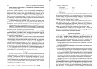 18 19
ISRAEL
EGITO
MUDA
PAZ
2. PRINCÍPIOS DA INDEXAÇÃO
OPINIÃO PÚBLICA
PESQUISAS POR TELEFONE
ESTADOS UNIDOS
ATITUDES
QR.lENTE MÊDlO
todos os quais aparecem no titulo ou no resumo. Uma forma primitiva de indexa-
ção derivada, conhecida como Uniterm, empregava apenas termos formados por
uma única palavl"a para representar o conteúdo temático. Se fosse estritamente
observado, o sistema Unitenn acarretaria alguns resultados esquisitos, como a
separação de Oriente Médio em ORIENTE e MÉDIO.
A indexação por atribuição envolve a atribuição de termos ao documento a
partir de uma fonte que não é o próprio documento. Os termos podem ser
extraídos da cabeça do indexador; paI' exemplo, ele decidiria que os termos AJU-
DA EXTERNA e RELAÇÕES EXTERIORES, que não aparecem explicitamente em
nenhum dos resumos, seriam termos bons de usar no documento da figura 3.
Mais freqUentemente, a indexação por atribuição envolve o esforço de
representar a substância da análise conceitual mediante o emprego de termos
extraídos de alguma forma de vocabulário controlado.
Vocabulários controlados
Um vocabulário controlado é essencialmente uma lista de termos autoriza-
dos. Em geral) o indexador somente pode atribuir a um documento termos que
constem da lista adotada pela instituição para a qual trabalha. Comumente, no
entanto, o vocabulário controlado é mais do que uma mera lista. Inclui, em geral,
uma forma de estrutura semântica. Essa estrutura destina-se, especialmente, a:
1. controlar sinônimos, optando por uma única forma padronizada, com rell1is~
sivas de todas as outras;
2. diferençar homógrafos. Por exemplo, PERU (PAís) é um termo bastante dife-
rente de PERU (AVE); e
3. reunir ou ligar termos cujos significados apresentel11 lima relação mais estrei-
ta entre si. Dois tipos de relações são identificados explicitamente: as hierár-
quicas e as não-hierárquicas (ou associativas). Por exemplo, o termo MULHE-
RES OPERÁRIAS relaciona-se hierarquicamente com MULHERES (como uma
espécie deste termo) e com DONAS DE CASA (também uma espécie do termo
MULHERES), bem como está associado a outros termos, como EMPREGO ou
FAMíLIAS MONDPARENTAIS, que aparecem em hierarquias bem diferentes.
São três os tipos principais de vocabulários coutrolados: esquemas de classi-
ficação bibliográfica (como a Classificação Decimal de Dewey), listas de cabe-
çalhos de assuntos e tesamos. Todos procuram apresentar os termos tanto alfabé-
tica quanto Isistematicamente'. Nas classificações, o arraJ~o alfabético é secun~
dário, na forma de um índice que remete para o arranjo principal, que é hierár-
quico. No tesauro, o arranjo explícito dos termos é alfabético, mas existe uma
r-
I
'"' Esta citação de um texto inédito é reproduzida com autorização de Funk & Wognalls.
INDEXAÇÃO E RESUMOS: TEORIA E PRÁTICA
levando sua própria questão concreta, e as associações que faz podem ser diferentes
das do indexador (p. 294).
Estes autores também cometem um exagero de simplificação ao se referirem às
questões trazidas pelo usuário como 'concretas', quando, de fato, muitas delas
estarão longe disso. Apesar de tudo, talvez estejam certos ao sugerirem que os
problemas de uma eficiente entrada de dados num sistema de recuperação supe-
ram os problemas concernentes à saída. Conforme Fairthorne (1958) salientou,
há muitos anos: "A indexação é o problema fundamental bem como o obstáculo
mais dispendioso da recuperação da informação."
Em algumas aplicações da indexação talvez seja possível ser bastante mais
preciso no que se refere ao que deva ser considerado 'indexável'. Ao tratar da
indexação de uma enciclopédia,. Preschel (1931) oferece as seguintes diretrizes:
Tradução
Tradução, a segunda etapa da indexação de assuntos, envolve a conversão da
análise conceitual de um documento num determinado conjunto de termos de
indexação. A esse respeito, faz-se uma distinção entre indexação por extração
(indexação derivada) e indexação por atribuição. Na indexação por extração,
palavras ou expressões que realmente ocorrem no documento são selecionadas
para representar seu conteúdo temático. Por exemplo, o item da figura 3 poderia
ser indexado com os seguintes termos:
Toda informação textual de natureza substantiva deve ser indexada. Define-se como
'substantiva' a informação que abranja de 8 a 10 linhas de texto Oll que seja singular
Oll notável eque quase com certeza não ocorra em outro lugar da enciclopédia(p. 2). >1:
Em outras situações nem sempre é possível tanta precisão.
Com efeito, a questão sobre de que trata um item torna-se muito mais difícil
quando se examina a indexação de obras de criação, como textos de ficção ou
filmes de longa-metragem, ou imagens em geral. Nesses contextos, a atinência
será vista em próximos capítulos.
Naturalmente, toda a questão da 'atinência' tornou~semuito mais complexa
no atual ambiente de hipertexto/hipennídia. Quando um item pode ser vinculado
[linked] a muitos outros, já não existe mais clareza sobre onde um começa e o
outro acaba. Um documento trata apenas daquilo com que lida diretamente, ou
trata também dos tópicos abordados nos itens a ele associados? Pouco se
escreveu sobre a indexação de hipertextos de per si, embora nela se toque com
celia extensão na literatura de hipeliexto/hipermídia. Savoy (1995) e Salton et
aI. (1997) examinam posslveis métodos para o estabelecimento automático de
vlnculos [links) de hipertexto, oque pode ser considerado uma forma de indexa-
ção automática. Em capftulos posteriores trataremos desse tema.
 