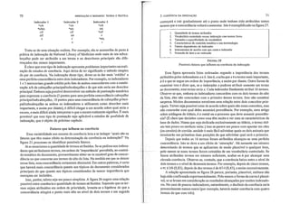 Fatores que influem na coerência
Essa variabilidade nos escores da coerência leva a se indagar 'quais são o~
fatores que têm maior efeito na determinação da coerência na indexação?' Na
figura 25 procuram-se identificar possíveis fatores.
Já se mencionou a quantidade de termos atribuídos. Se se pedisse aos indexa-
dores que atribuíssem tel:mos, em ordem de cimportância' percebida, ao conteú-
do temático do documento, provavelmente obter-se-ia razoável grau de concor-
dância no que concerne aos termos do alto da lista. Na medida em que se descer
nessa lista essa concordância cel1amente diminuirá. Em outras palavras, é certo
que haverá mais concordância quanto aos tópicos do documento considerados
principais do que quanto aos tópicos considerados de menor importância que
mereçam ser incluídos.
Isso, porém, talvez seja um pouco simplista. A figura 26 sugere uma relação
possfvel entre coerência e quantidade de termos atribufdos. Supondo que os ter-
mos sejam atribuidos em ordem de prioridade, levanta-se a hipótese de que a
concordância atingirá o ponto mais alto no nível de dois termos e em seguida
Trata-se de lima situação realista. Por exemplo, ela se assemelha de perto à
prática de indexação da National Library of Medicine onde mais de um subca-
beçalho pode ser atribuído a um termo e os descritores principais são dife-
reoçados dos menos imp0l1antes.
É claro que esse tipo de indexação apresenta problemas importantes na reali-
zação de estudos de coerência. Aqui deixa de ter significado o método simples
do par de coerência. Na indexação desse tipo, dever-se-ia dar mais <crédito' a
uma perfeita concordância entre dois indexadores. Por exemplo, os indexadores
1 e 3 mereceriam grande crédito pelo fato de ambos concordarem com a combi-
nação Alb de cabeçalho principal/subcabeçalho e de que este seria um descritor
principal. Embora seja possfvel desenvolver um método de pontuação numérica
para expressar a coerência (5 pontos para uma perfeita concordância cabeçalho
principal/subcabeçalllO, 10 pontos para uma concordância de cabeçalho princi-
pal/subcabeçalho se ambos os indexadores o utilizarem como descritor mais
importante, e assim por diante)j é difícil chegar a um acordo sobre qual ~eria o
escore) e mais difícil ainda interpretar o que o escore realmente significa. E mais
provável que esse tipo de pontuação seja aplicável a estudos de qualidade de
indexação, que é objeto do próximo capitulo.
INDEXAÇÃO E RESUMOS: TEORIA E PRÁTICA70
Indexador!
'A!b
*B/b/c
clf
Dlf
E
Indexador 2
*A/c
*B/C
Clf
Dlr
F
G
Indexador 3
'A!b
B/e
*o/f
F
*H/q
r
5. COERÊNCIA DA INDEXAÇÃO 71
começará a cair gradualmente até o ponto onde tenham sido atribuídos tantos
termos que a concordância voltará a aumentar. Isto é exemplificado na figura 27.
1. Quantidade de termos atribuídos
2. Vocabulário controlado versl/s indexação com termos livres
3. Tamanho e especificídade do vocabulário
4. Caracterlsticas do conteúdo temático e sua terminologia
5. Fatores dependentes do indexador
6. Instrumentos de auxílio com que conla o indexador
7. Extensão do item a ser indexado
FIGURA 25
Possíveis fatores que influem na coerência da indexação
Essa figura apresenta listas ordenadas segundo a importância dos termos
atribuídos pelos indexadores a e b. Isto é, a achaque A é o termo mais importante,
B é o que se segue em ordem de importância, e assim por diante. Outra forma de
examinar isso é dizer que, se o indexador a pudesse atribuir somente um termo
ao documento, esse termo seria A. Cada indexador finalmente atribui 16 termos.
Observe-se que, embora os indexadores concordem com os dois termos do alto
da lista, eles não concordam com o primeiro desses termos. Isso não constitui
surpresa. :Muitos documentos envolvem uma relação entre dois conceitos prin-
cipais. Talvez seja possível estar de acordo sobre quais são esses conceitos, mas
não concordar com qual deles assumirá precedência. Por exemplo, num artigo
sobre soldagem de titânio, é' o metal ou o processo que deve assumir precedên-
cia? (É claro que decisões como essa têm muito a ver com as características da
base de dados. Numa que seja dedicada exclusivamente ao titânio, o termo titâ-
nio tem pouco ou nenhum valor.) Isso se parece um pouco com apostar em cães
(ou cavalos) de corrida: amiúde é mais fácil adivinhar quais os dois animais que
terminarão nas primeiras duas posições do que adivinhar qual será o primeiro.
Depois que todos os 16 termos foram atribuidos alcançou-se uma perfeita
concordância. Isto se deve a um efeito de 'saturação'. Há somente um número
determinado de termos que se aplicariam de modo plausivel a qualquer item,
pelo menos se esses termos forem extraídos de um vocabulário controlado. Se
forem atribuídos termos em número suficiente, acabar-se-á por alcançar uma
elevada coerência. Observe-se, contudo, que a coerência baixa entre o nível de
dois termos e o nível de dezesseis termos. Por exemplo, depois de cinco termos,
o PC é 5/6 (0,83), depois de dez termos é de 6/14 (0,43), e assim sucessivamente.
A relação apresentada na figura 26 parece, portanto, plauslvel, embora não
haja sido confirmada experimentalmente. Pelo menos a forma da curva é plausf-
vel, se se levam em consideração os resultados alcançados por muitos indexado-
res. No caso de poucos indexadores, naturalmente, o declínio da coerência seria
provavelmente menos suave (por exemplo, haveria maior coerência com quatro
termos do que com três).
 
