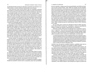 74
de de ser especifico, e quanto maior for sua especificidade, mais dificil será utili-
zá-lo de modo coerente (Tinker, 1966, 1968). Por exemplo, há mais probabili-
dade de dois indexadores concordarem que um documento trata de corrosão do
que de concordarem quanto ao tipo de corrosão que é estudado. Quanto mais
sutis forem os matizes de significado que um vocabulário possa expressar, mais
difícil será alcançar-se coerência. Na minha avaliação do MEDLARS (Lancaster,
1968a), inclui um breve estudo sobre coerência. Descobri que a coerência na
atribuição de cabeçalhos de assuntos (MeSH) era de 46, 1% quando os resultados
de três indexadores eram divididos proporcionalmente entre um total de 16 atti-
gos. Quando eram também utilizados subcabeçalhos, a coerência) no entanto,
caía para 34,4%. Em estudo' anterior verificou-se que os indicadores de função
causavam efeito ainda mais drástico na redução da coerência da indexação (Lan-
caster, 1964), resultado esse que foi confirmado por Sinnett (1964) e Mullison
et aI. (í 969).
Em seu estudo sobre coerência da indexação em bases de dados agrícolas,
Reich e Biever (1991) concluem que "A coerência [...] parece ser mais difícil de
alcançar à medida que aumenta a especificidade do vocabulário".
Slamecka e Jacoby (í963) fazem uma distinção entre vocabulários 'prescri-
tivos' e 'sugestivos'. Estes oferecem ao indexador certa margem na escolha de
termos) enquanto os primeiros praticamente não lhe deixam qualquer opção.
Com base em alguns experimentos com vocabulários de diferentes tipos (cabe-
çalhos de assuntos) tesaul"O, esquema de classificação) concluíram que:
A coerência interindexadores melhora significativamente com a utilização de instru-
mentos de indexação prescritivos que contenham um mfnimo de relações semânticas
variáveis entre os termos. O emprego de instrumentos de indexação que ampliem a
liberdade semântica do indexador, no que cOllcerne àescolha de termos, é prejudicial
àconfiabilidade da indexação. Aqualidade da indexação tem muito aganharcom vo-
cabulários que formalizem as relações de modo a prescrever uniforme e invariavel-
mente a escolha dos termoS de indexação (p. 30).
Assinale-se que eles parecem considerar coerência e qualidade como mais ou
menos equivalentes. Este aspecto será estudado no capítulo seguinte.
É natural que os vocabulários prescritivos resultem em maior coerência. De
fato, parece provável que se alcance o máximo de coerência com a atribuição de
termos pré-impressos num formulário de indexação (como é o caso das 'etique-
tas' da National Library ofMedicine) que lembrem ao indexador que devem ser
utilizados sempre que forem aplicáveis. Leonard (1975) apresentou algumas
indicações que corroboram isso, do mesmo modo que Funk et aI. (1983).
Leininger (2000), baseando-se em 60 itens acidentalmente indexados em
duplicata na base de dados PSYCINFO, verificou 66% de coerência na atribuição
de etiquetas, enquanto a coerência total (considerados todos os termos) foi de
apenas 55%. O resultado mais surpreendente foi que só houve 44% de coerência
na atribuição de códigos genéricos de classificação. Com só 22 classes e 135
subclasses, e lima média de apenas 1)09 atribuições por registro (a maioria dos
INDEXAÇÃO E RESUMOS: TEORIA E PRÁTICA
ser aplicado de modo coerente por indexadores experientes que dominem o con-
teúdo temático e estejam totalmente familiarizados com os termos.
Outra coisa para a qual é preciso atentar é que um vocabulário controlado
deve melhorar a coerência da indexação em relação a um grupo de documentos,
mas é bem possível que a diminua no nível de um único documento. Quer dizer,
a terminologia adotada Ilum artigo reveste-se de uma coerência interna - o
autor costuma não empregar lllna variedade de termos para descrever o mesmo
tópico, pelo menos em aliigos de natureza técnica ou especializada. É bastante
possível, contudo, que haja divergência entre dois indexadores a respeito de qual
o termo controlado a ser adotado para representar esse tópico. Por outro lado,
autores diferentes empregam terminologias diferentes, e) desse modo, o vocabu-
lário controlado, ao reduzir o leque de opções, exerce um efeito benéfico sobre
a coerência da indexação quando se trata de um grupo grande de documentos.
Se a coerência interindexadores é baixa quando duas pessoas indexam itens
que empregam o mesmo vocabulário) será natural, obviamente, que haja coerên-
cia ainda menor quando os mesmos itens são indexados em diferentes bases de
dados porque variações nos vocabulários utilizados acrescentam outra dimen-
são ao problema. Qin (2000), por exemplo, reuniu um grupo de aliigos sobre
resistência a antibióticos e comparou a indexação deles no MEDLlNE com a inde-
xação baseada em citações feita no Science Cilation Index (Key Words P/us).
Nahll"almente, a similaridade foi baixa, mesmo quando a 'similaridade parcial'
era o critério adotado, embora as três palavras-chave usadas como termos de
indexação que ocorreram com mais freqüência fossem conceítualmente equiva-
lentes aos dois cabeçalhos de assuntos do MEDLlNE de maior freqüência.
Convém salientar, de passagem, que não é tão simples quanto pareceria à
primeira vista fazer uma comparação entre indexação com termos livres e inde-
xação com termos controlados. Um termo controlado é ou não é atribuído. Na
indexação com termos livres, entretanto) defrontamo-nos com o problema de ter
que decidir se duas expressões são ou não são idênticas. Por exemplo, considera-
se 'corrente elétrica' como igual a 'corrente eléctrica', ou como se avalia uma
situação em que um indexador escolhe o termo 'literatura francesa medieval' e
um outro utiliza 'literatura medieval' e 'literatura fi:ancesa'? Isso) é claro) nos
faz remontar à distinção entre análise conceitual e tradução. wlais adiante se
mencionará o efeito dessas dt13s etapas sobre a coerência.
Fugmann (1985) levanta uma questão muito interessante relativa à coerên-
cia. Salienta que, enquanto os estudos sobre coerência se concentram na seleção
de termos para determinado documento, a pessoa que busca informação está
mais preocupada com a coerência entre os documentos. Isso implica que talvez
seja útil um tipo diferente de análise de coerência, que mensure a extensão com
que o mesmo tópico é indexado coerentemente numa base de dados.
O terceiro fator identificado na figura 25 corresponde ao tamanho e á especi-
ficidade do vocabulário. Quanto maior o vocabulário, maior será a probabilida-
5. COE~NCIA DA INDEXAÇAo 75
 