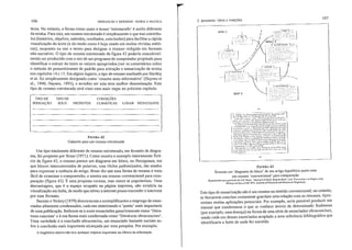 106 INDEXAÇÃO E RESUMOS: TEORIA E PRÁTICA
r 7, REsur-.ms: TIPOS E FUNÇÕES
107
tema. No entanto, a forma como usam o termo 'estruturado' é muito diferente
da minha. Para eles, um resumo estruturado é simplesmente o que traz entretftu-
los (histórico, objetivo, métodos, resultados, conclusões) para facilitar a rápida
visualização do texto (c do modo como é hoje usado em muitas revistas médi-
cas), enquanto eu uso o termo para designar o resumo redigido em formato
não-narrativo. O tipo de resumo estruturado da figura 42 poderia concebivel-
mente ser produzido com o liSO de um programa de computador projetado para
identificar e extrair do texto os valores apropriados (ver os comentários sobre
o método de preenchimento de padrão para extração e sumarização de textos
nos capítulos 14 e 15. Em alguns lugares, o tipo de resumo analisado por Hartley
et aI. foi simplesmente designado como 'resumo mais informativo' (Haynes et
al., 1990; Haynes, 1993), e acredito ser esta uma melhor denominação. Este
tipo de resumo estrutl1l'ado será visto com mais vagar no próximo capítulo.
TIPO DE
IRRIGAÇÁO
TIPO DE
SOLO PRODUTOS
CONDIÇÕES
CLIMÁTICAS LUGAR RESULTADOS
FIGURA 42
Gabarito para um resumo estruturado
Um tipo totalmente diferente de resumo estruturado, em formato de diagra-
ma, foi proposto por Broer (1971). Como mostra o exemplo inteiramente fictí-
cio da figura 43, o resumo parece um diagrama em bloco, ou fluxograma, em
que blocos interconectados de palavras, com títulos padronizados, são lIsados
para expressar a essência do artigo. Broer diz que essa forma de resumo é mais
fácil de examinar e compreender, e mostra um resumo convencional para com-
paração (figura 43). É uma proposta curiosa, mas nunca se popularizou. Uma
desvantagem, que éo espaço ocupado na página impressa, não existiria 11a
visualização em linha, de modo que talvez a internet possa reacender o interesse
por esse formato.
Bemíer e Yerkey (1979) descreveram e exemplificaram o emprego de elllln-
ciados altamente condensados, cada um sintetizando o 'ponto' mais importante
de uma publicação. Referem-se'a esses enunciados genericamente como' litera-
turas concisas' e à sua forma mais condensada como 'literaturas ultraconcisas'.
Uma variedade é a conclusão ultraconcisa, um enunciado bastante sucinto so-
bre â conclusão mais importante alcançada por uma pesquisa. Por exemplo:
A lingüística teórica não teve qualquer impacto importante na ciência da informação
FIGURA 43
Resumo em 'diagrama de bloco' de um artigo hipotético junto com
um resUlllO 'convencional' para comparação
Reproduzido com penllissão de l.'. Broer. "Abmacls lil blod: diagram form". /[~'J:.. 7"m~(JI;lill/!_' (}uElJgincwilJJ;
H'rili/Ig wd .ih:.:dl (@ 1971. lmlilute ofEleeuical and Ele.:.uolucs Engmeers)
Este tipo de sumarização não é um resumo no sentido convencional; no entanto,
as literaturas concisas cel1amente guardam uma relação com os resumos. Apre-
sentam muitas aplicações potenciais. Por exemplo, seria possí.vel produ~ir um
manual que condensasse o que se conhece acerca de det~n11lnado fenon~eno
(por exemplo, uma doença) na forma de uma série de elll~ncl.ado.su.ltra~onClsos,
sendo cada UIll desses enunciados acoplado a uma referencla blbhografica que
identificaria a fonte de onde foi extraído.
 