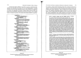 175
88510)8 A eompautln sludy of black dropouls and blaek high school gr.dulltu In
&n u,lnln public sehool s)'slem. S. B. WllUAMS. Educa/;on and Urban Sociel.v, 19(3),
1987. pp 311-319.
A sample of 50 black male and female dropouts from an urban soulheasl Texan schooi
dislricl in 1985-S6 is compared wilh 50 black- male and femele graduate-s from the
same school in lhe same year lO ascertain significanl difference-s be-twcen Ihem. Oala
was collcele-d from rccords, lesls and home visilS. Ali lhe sludenls lived in lhe
ane-ndance- lone for lhe sehool. which provide-d an homogeneous sacioeconomic
background, The researcne-r was a participant observer, having be-en a resident in lhe
communilY for 30 years. Chureh. altendance was found lO be a significanl faclor. wilh
72 percenl of lhe graduales and 14 percent of lhe dropouts attending. Graduale- slatus.
ho.....ever. did nol help lhe slUdenls in gaining social seeurilY assislanee, There was a
highe-r incide-nce of delenlions and grade relentions (be-ing kepl down a year) for the
dropouls Ihan for the graduale-s. and a lower allendance at vacalional eduealional
programmcs. Thougb Ihere was no significant difference in lhe aceupalionalleve-ls of
parents. lhe- parenls of lhe graduates were more highly eduealed. Similar siblins
atlainmenl, and lhe friendship of olher graduates were also significanl faclors in lhe
background of lhe graduales. The graduates also had more positive views towards lhe
school lhan lhe dropouts. who fell alienaled and on lhe periphery of sehool and
community life-. The dropoul expe-rienees pervasive feelings ofisolalion. disconnecled·
ne-ss and r~jeelion. and lhese musl be addresscd iflhe dropoul is lO be rehabililated lO
schooling. ~N'/
XXS/O)7 Compulsory educatlon Ind home schoolln8: tru.ncy or propheçy?
M. A_ PlTMAN. Education and U,han Societ,Y. 19(3). 1987. pp 280~289.
Slaning from lhe premise- Ihat American schooling is experie-ncing a crisis of m~aning.
the aulhor looks ai lhe incn:ascd incide-nce of in-school lruancy or dass culling. and
lhe increase- in home sehooling. Approximalc1y 25 pe-ree-nl of lhe schooi populalion are-
cdueale-d ai home-. though aI le-ast anolher 9 pereenl are persistenl lruanls, and up lO
20 pcrce-nt in-schooi truanls. A variely of research is cile-d Ihroughout lhe anicle.
Home sehooie-rs are- de-fine-d as falliog inlo three main calegorics: religious; I'rogre-ssive:
and aeademie. Re-ligious conce-rns ce-nlre upon lhe- poor qualilY of public schooling. lhe
moral e-ducatioo of lhe chiidre-n and a dcsire- for doser parent.ehild relalionships. The-
author has earricd oul a survey of a New Age or Progressive communil)' in the
nonhe-asle-cn Uniled Slales. wltere lhe emphasis is 01'1 Greco polilics and alternalive
lifestyles and approache-s. For Ihe-se peoplc. home- schooling makes sense as it allows
for unorlhodo~ views and lte-alme-nt to be providcd. lhe- acade-mic home-schoolers are
conce-rned aboul lhe aeademic Qualil)' (or lack of il) in publk schools, Surveys do
show thal home.sehooled children do perform on average be-Uer than public school
educate-d ehildr~n. though lhe- pare-nts Ihe-mselves tend lO be more highly e-ducate-d
than Ihc population ai large. le-gall)'. lhe laws concerning sehooJing do not compel
e-ducalion; rather they eompel altendance. so home·schoolcrs tend lO rective a dispro-
ponionale amounl of school superinlendent lime- and aClivil)'. In lhe hislory of
saciely. lhe emphasis on compulsary atlcndanee is very recent. and is oceurring at lhe-
precise lime- when parenls are Questioning the Qualily and nalure af public eduealion
ptovide-d. ~NM
FIGURA 78
Exemplo de resumos de Sociology ofEducation Abstracts
Reproduzido com permilsão de Taylor & Frands
<hl1pJIww.tandf.co.uk>
10. MÉTODOS ADOTADOS EM SERViÇOS IMPRESSOS DE INDEXAÇÃO E RESUto,lOS
Por exemplo, °antigo British Techn%gy Index (ar/), conforme foi descrito no
capítulo 4, utilizava entradas de indice formadas por uma cadeia de termos con-
trolados numa lordem sistemática'. Veja-se exemplo disso na figura 22 (capítu-
lo 4). Uma referência bibliográfica aparecia somente em um único lugar do
índice, °qual era determinado pela seqüência em que os termos eram combina-
dos. Outras possibilidades eram criadas mediante um mecanismo sistemático
de remissivas baseado nos princípios da indexação em cadeia. Por exemplo,
CnHuNl0,P,Te
Teçhm:!ium, (J .3-bia(.c-melhylphenyll~ 1-=
tllltztnato-Nl,Nlldkarbonylbia=
(lripheny!phO$phlne)-
COC-e-14)- 199354-95-7}. 14OS7b
CuHuN~O~,
PhO$phonic acid, (3,3'.4.".6.6'-huaphenyIlG 6'-=
bi-6H-pyrrololl.2-blpyrnolej-2,2':...JiYl)bh_
tetrarnethyl uter. IR·.S·)- (/00418-"/8-81
88671u '
tetra.methyl ealer, (R·,s·)-, compcl. with
trlchloromethane tI:I). monohydrale
[J00418-79-91.8861lu
CuHuN.OZn
Z!ne, (4;-(diethylaminol-N-12-( 10,15,20-=
trlphenyl.-21H.23H-:-porplljn-5-y!lphenylI0:
but.a.namldato(2-)-f(lI,Nn,~,N14I_
(SP-4.-2)- (lQU97-59-6J. 224.76Jto
C"HuN.04
2-Naphthalenecarboxa mide. 4,.'-/(3,3',5,5'- o:
le tram~ thylll ,1'-biphe n}'I)-4,.'-di}'!)biS'"
(8.20}]blsI3-h'!.dro1.Y-N-f.-methYlphenYll_
[81287-27-6 , P 196932p
C"HuNiO.
2-NaphthalenecarboIamide, 4.,.'-1(3.3'.5,5'- =
t.e tram~ thyl[1,I'-biphenyJJ-.,.'-diyll bis=
lalo)lbl&13-h}·drolly-N-(2-metho1.yphenyll_
{81287-28-7j, P 196932p
C"HHN,04
2-Nap~thll..leoecarboxamide...,.'-{1••-pipt ruin!=
dlyJ bls(••l-phenyh: nuzo) Ib!s{3-hyd rolY- ::;
N-14-melhylphenvH- [1017{}I-09_1} P
196932p' ,
CS!HuNAO.
2-Nap~thll.le neca rbolll.mide••••'-jl,.-pipe:ruine=
d lylbiA(.,I-phenylenu.1o)lbi'l;'i-hydl'tllY- ::;
N-(3-melhox:yphenyll- [101701-10-4) P
196932p •
CS!HuOlSbJ
Antimony. biAtbenzeneactt.lto-O}-,II-=
oxoheuphenyldi-
tlerwi&omu (99825-D5-5J, 509261
CuHuPzR.Ili
Rhodiu.mO.+), .1ft,1·-blliaphthaleliel-Z.Z'-::;
dlylblAldlphenylph.oaphinel-P.PII{1.2.5.6- =
,,1-I,s.--eydooctadeltnl'J-
chlorid~, &.lerwilOrnu {/OI627-26~JJ. 16.86281.
- , II,I-blnaph.th.lentJ-2,2·-diylbia:=
diphl'nylp.hoe ph.ine1-P,P 1/11 ,2,5.6-,,1-1 ,5- :=
eye!OO<'l.1.dieneJ-
'~rwlk)mer. ptrchloratt {82822.45-5J, 1686281.
CSlHuCoN,O)8
Cobalt. (l-bUlanoIHtthyl mtrcaptoa«L.tlo-SljS.=
IO,15~20-u traPM~):J-21 H.2JH-purphinalo=C2-)-f(l1,.N7'l,Nl!{141-
(OC~-23)- [lOO203-15~61.&4759c
FIGURA 77
Exemplo de entradas do índice de fórmulas do Cliemical Abstracts
Reproduzido com pemli5,ào do ChemkJI Abstraqs Service
174 INDEXAÇÃO E RESUMOS: TEORIA E PRÁTICA
A maioria dos índices alfabético-específicos organiza as referências bibli-
ográficas sob cabeçalhos de assuntos, às vezes com subcabeçalhos, e entradas
repetidas sob dois ou mais cabeçalhos (como no Index itlediclIs), ou organizam
os resumos sob cabeçalhos de assuntos e adotam alguma forma de índice que
proporciona possibilidades alternativas de acesso por assunto a itens isolados
(como no Engineering Index). Há variações deste método alfabético-especifico.
 
