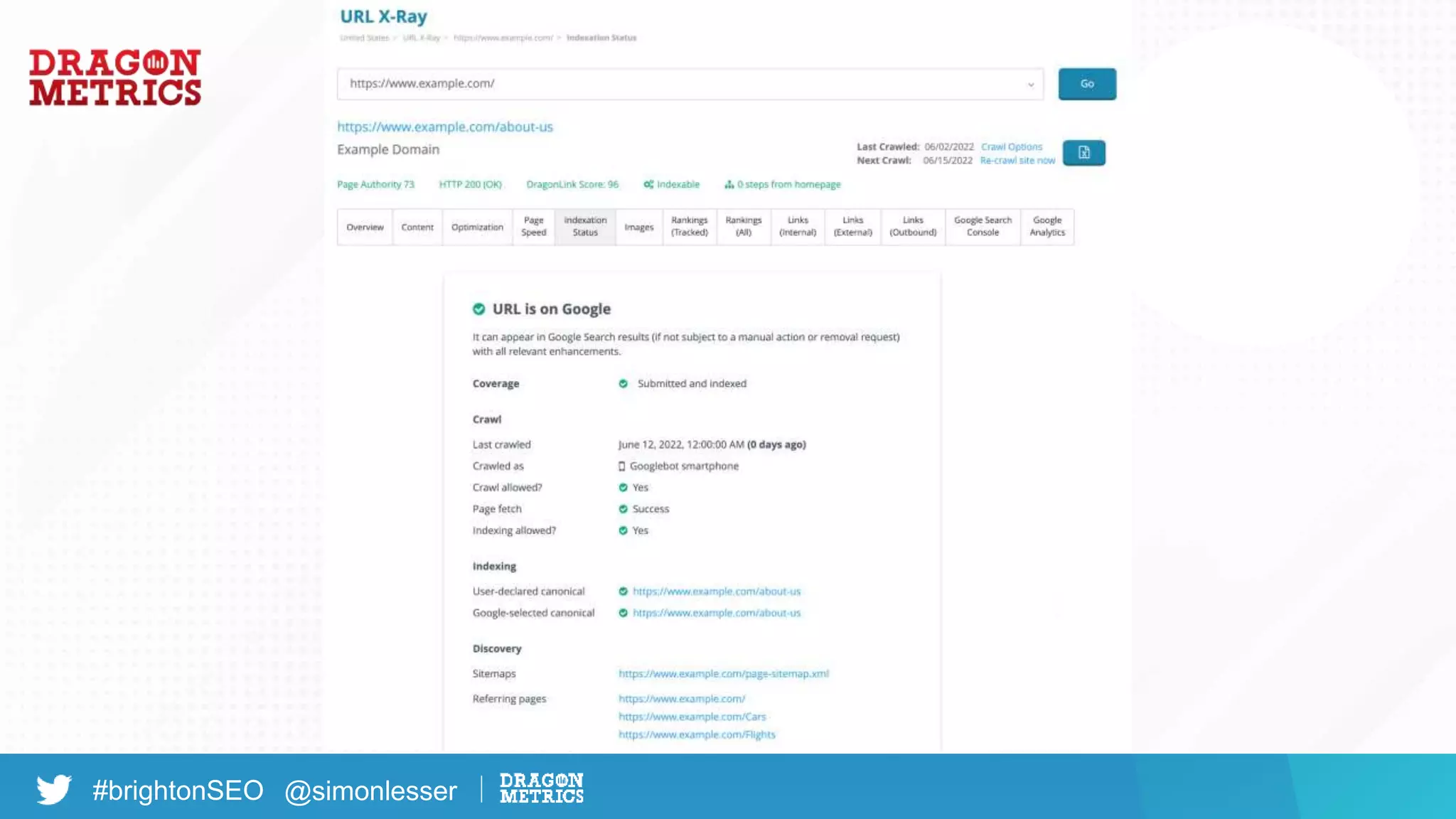 #brightonSEO @simonlesser
 