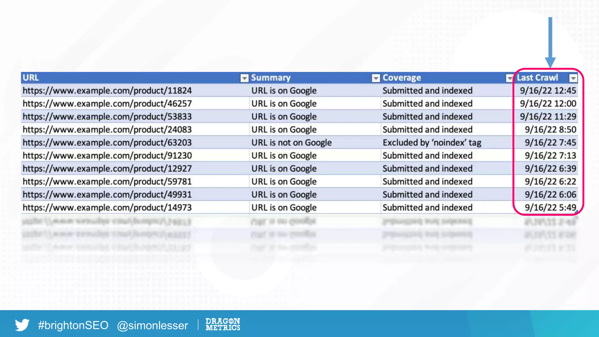 #brightonSEO @simonlesser
 