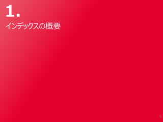 1.
インデックスの概要
5
 