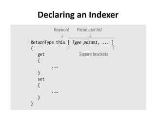 Indexers, Partial Class And Partial Method | PDF