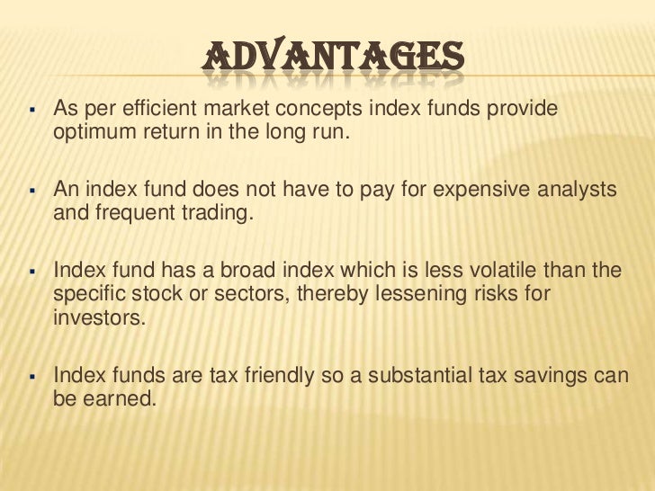 Index funds & its effects on indian economy