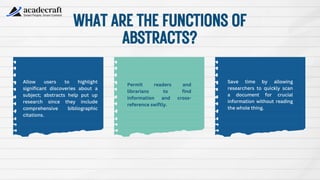 Indexing And Abstracting Service Provider - Acadecraft | PDF