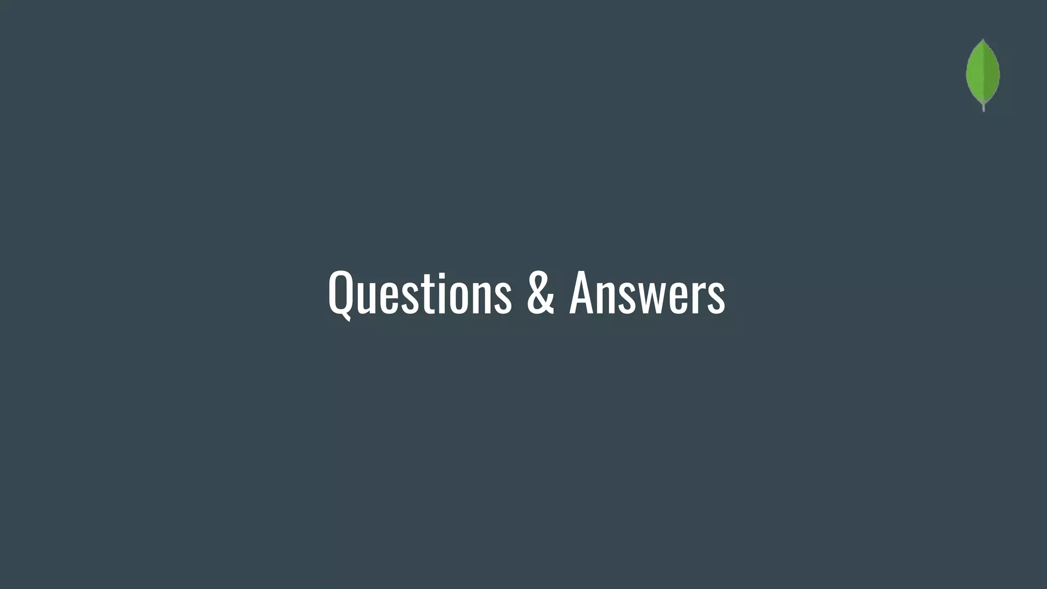 Questions & Answers
 