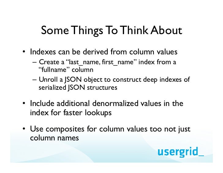 Indexing in Cassandra
