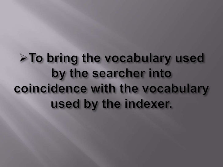 Indexing languages