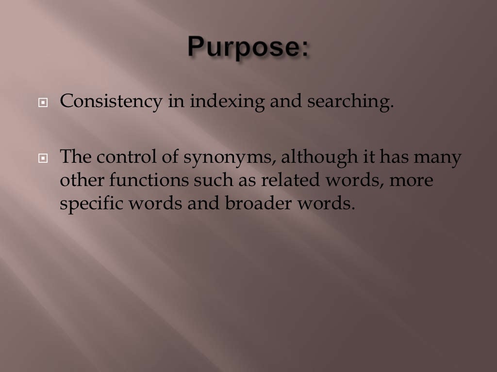 Indexing languages (2)